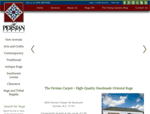 Tablet Screenshot of persiancarpet.com